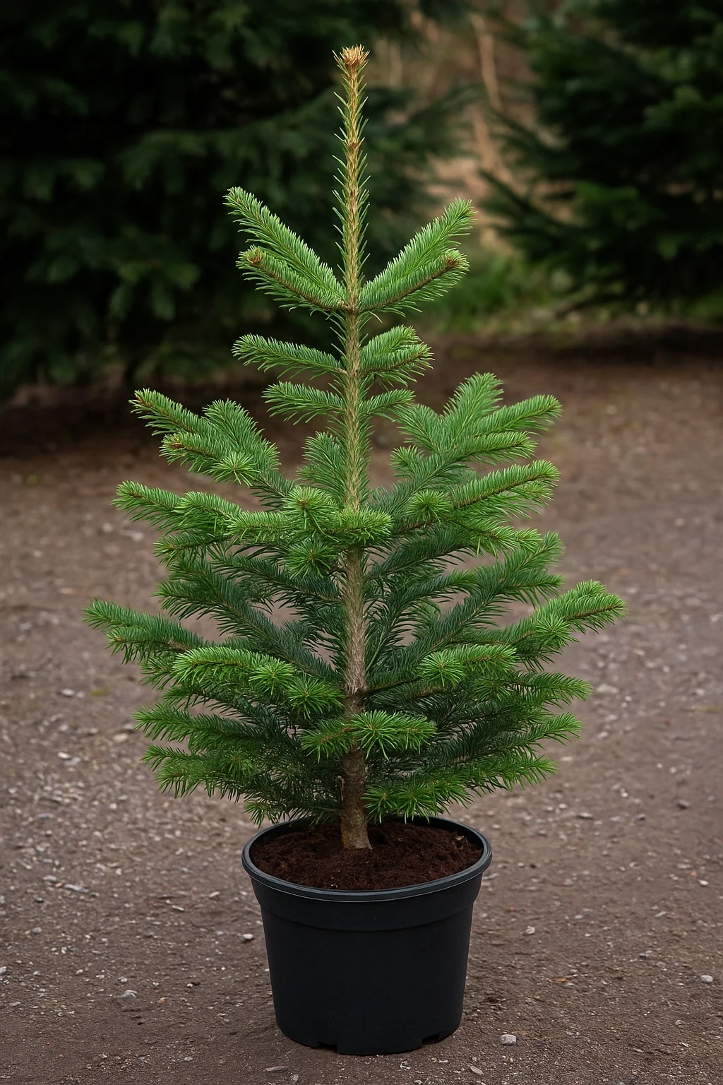 Abies Nordmann in pot